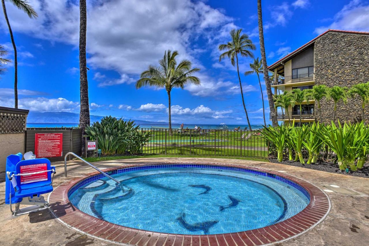 Lahaina Resort Retreat With Pool And Ocean Views! Kahana Eksteriør bilde